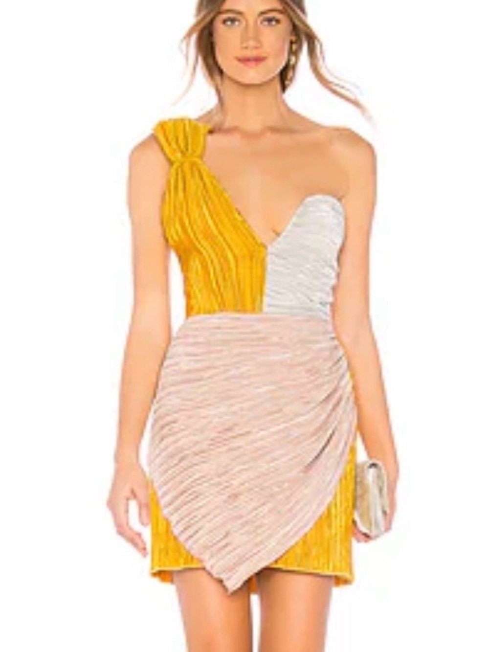 Alice McCall “Little Something Something” Asymmetrical Pleated Dress Size US 2